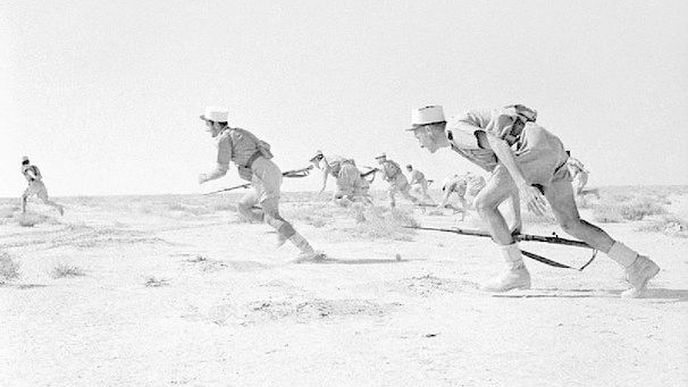 Bitva o Bir Hakeim, 1942, Libye - nedaleko Tobrúku.