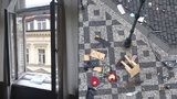 Hysterka v Praze vyhazovala věci z okna ve 3. patře: Skončila na psychiatrii