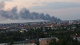 V Praze vypukl obrovský požár: Ve Vysočanech hoří areál ČKD