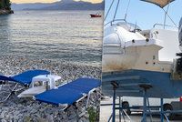 Milionářku na Korfu přejel rychlý motorový člun: Pomoci se nedovolala