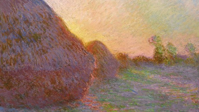 Obraz impresionistického malíře Moneta Kupky sena sice nepatří mezi deset nejdražších obrazů na světě, ale stal se vůbec nejdražším obrazem namalovaným impresionistou.
