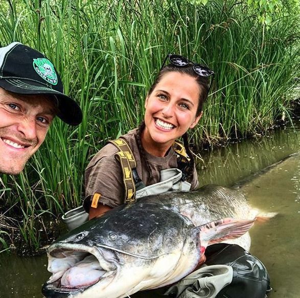 Jakub Vágner a německá rybářka Claudia Darga