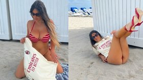 Sexy modelka Claudia Romaniová: Žhavé focení na pláži!