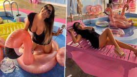 Nezbedná modelka Claudia Romaniová: Sexy hrátky s růžovým ptákem!