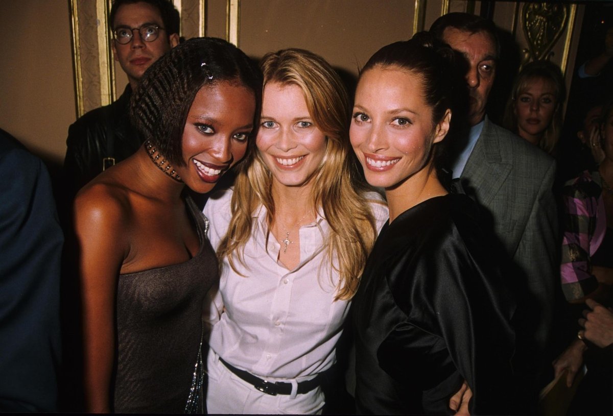 Claudia Schiffer, Naomi Campbell, Christy Turlington