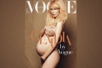 Claudia Schiffer: Těhotná, krásná a nahá