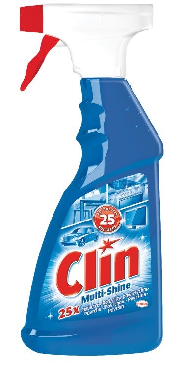 Clin Multi-Shine lze použít na sklo, dřevo, kov, ocel, kámen, keramiku, plast, gumu nebo kožený nábytek pro více než 25 různých povrchů. 30 Kč