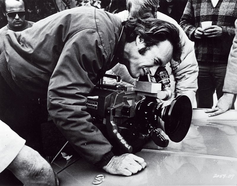 Clint Eastwood při natáčení filmu BREEZY (1973)