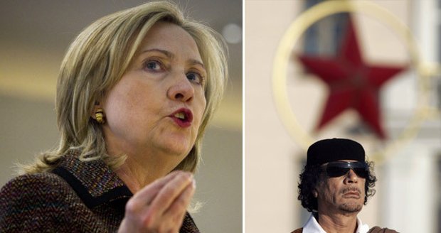 Hillary Clinton má jasno: Kaddáfí musí pykat!