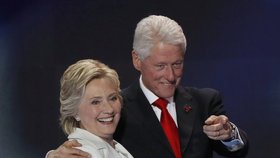 Hillary Clintonová se svým manželem Billem