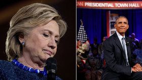 Clintonová řeší další uniklý e-mail, podpořil ji Obama.