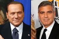 Herec George Clooney má svědčit v procesu s Berlusconim