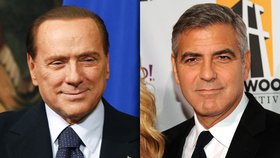 Americký herec George Clooney má svědčit u soudu se Silviem Berlusconim