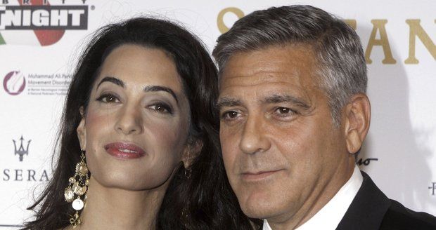 Manželé Amal a George Clooneyovi.