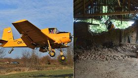 Pilot malého letounu se zřítil a má na krku tři trestné činy.