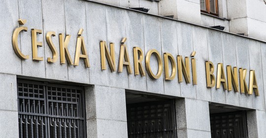 Budova České národní banky v ulici Na příkopě