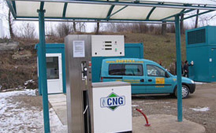 Příští rok bude v ČR fungovat kolem 43 čerpacích stanic CNG