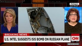 Ruské letadlo poslala k zemi bomba ISIS, tvrdí CNN na základě armádních zdrojů