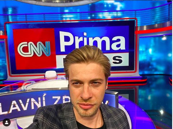 Petr Větrovský ve studiu CNN Prima News