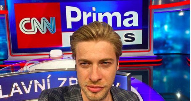 Petr Větrovský ve studiu CNN Prima News