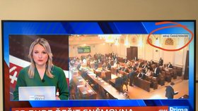 Zástupci šéfredaktora zpravodajství ČT se nelíbilo, že CNN Prima News přehnaně používá záběry České televize. Ty ale byly ze Sněmovních kamer. (6. 5. 2020)