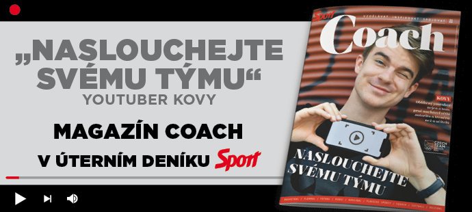 Coach s rozhovorem s Kovym právě v prodeji