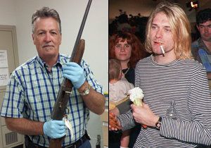 Policie vyšla na světlo s brokovnicí, která zabila Kurta Cobaina.