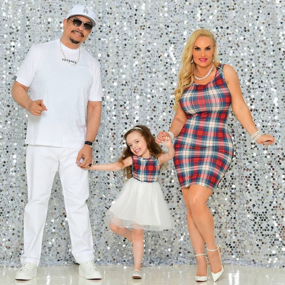 Coco Austin s dcerkou Chanel a manželem Ice-T