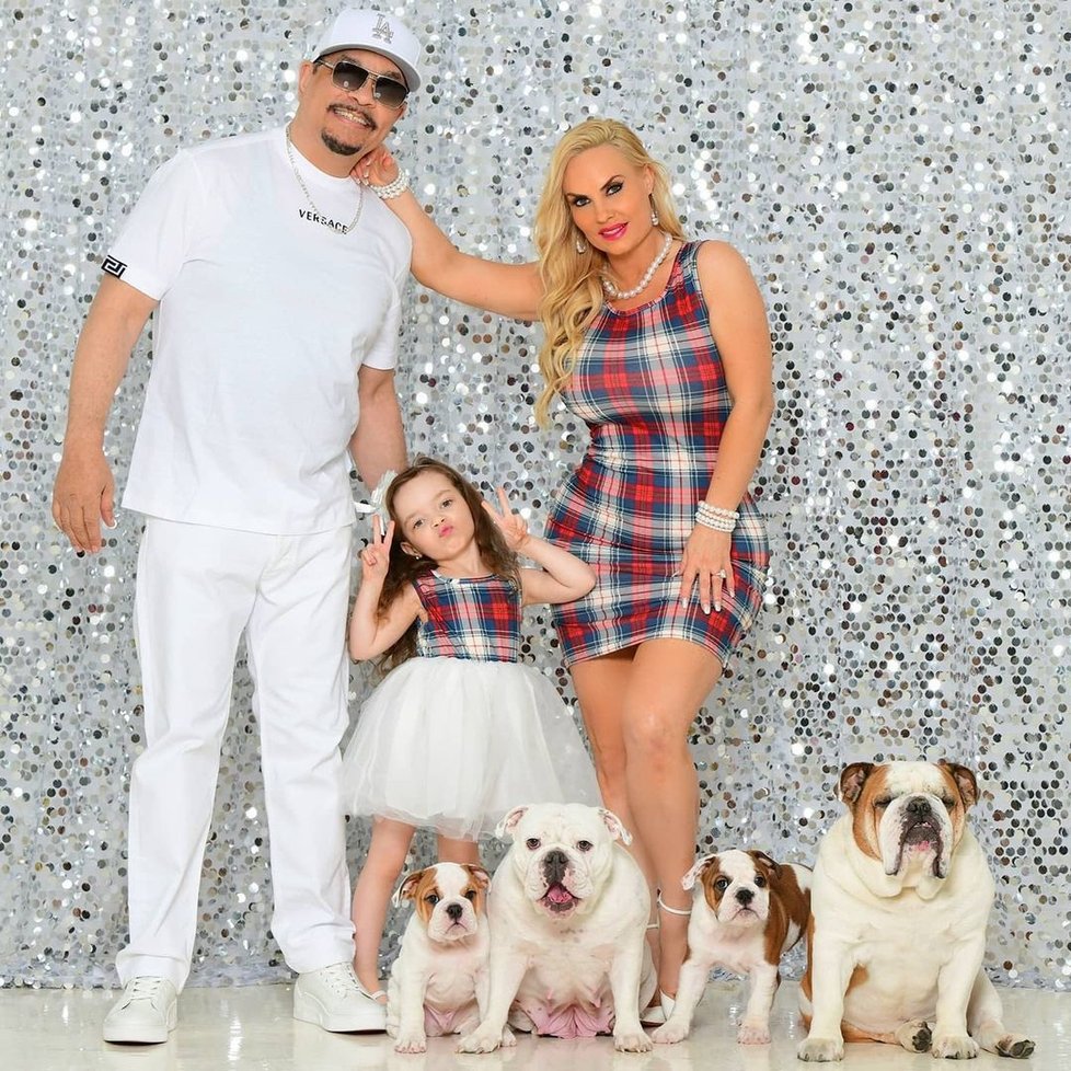 Coco Austin s dcerkou Chanel a manželem Ice-T