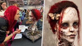 Čokoládová busta Valeora získala titul Best in Show.