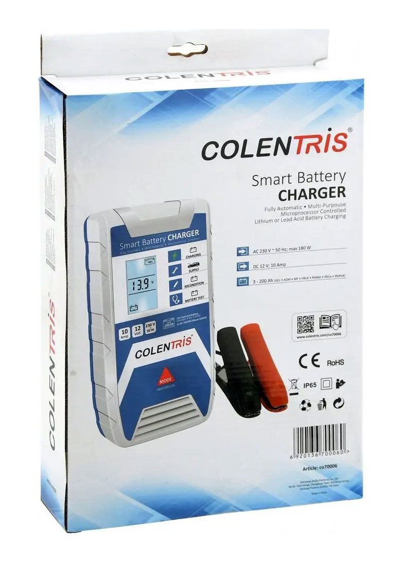 Colentris Smart Battery Charger 10A