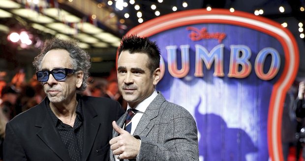 Colin Farrell na premiéře filmu Dumbo