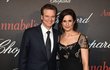 Colin Firth s manželkou.