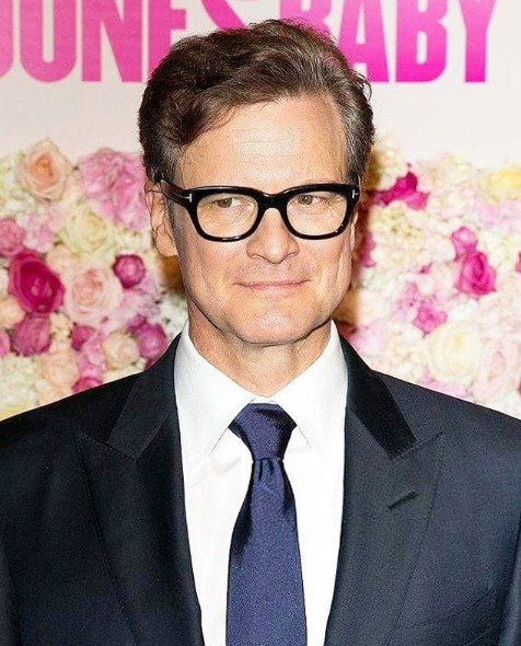 Colin Firth na premiéře Dítě Bridget Jones