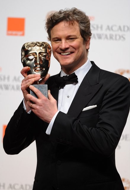 Colin Firth měl z ceny BAFTA obrovskou radost