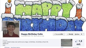 Matka svému synovi založila k narozeninám na facebooku stránku