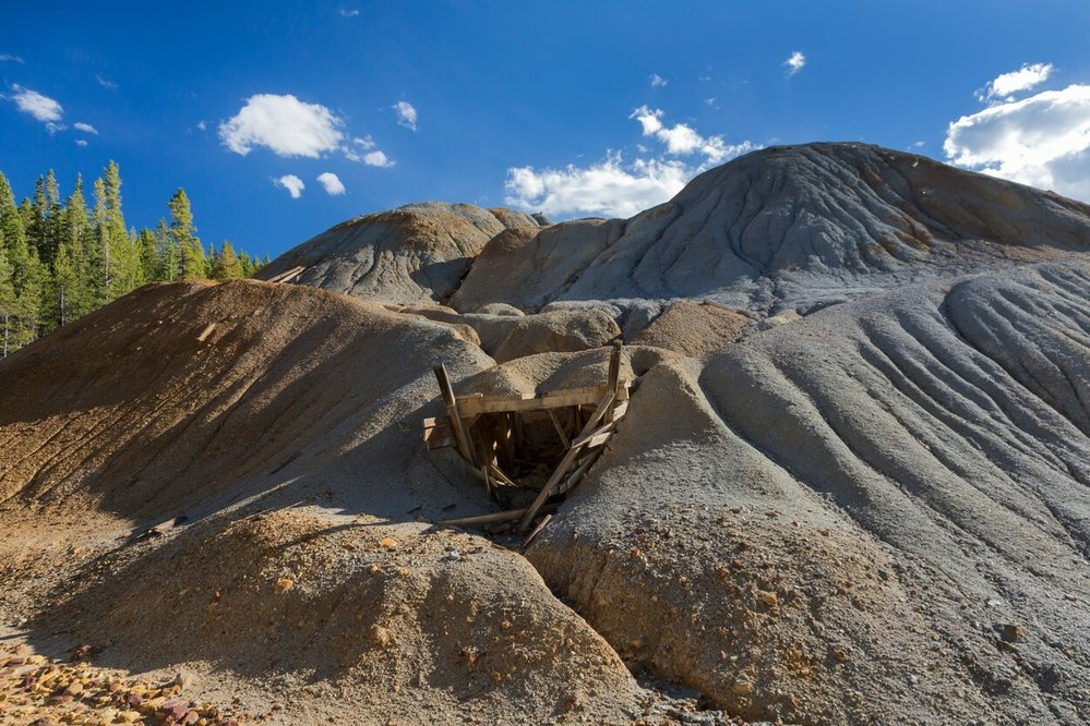 Opuštěný důl v Leadville