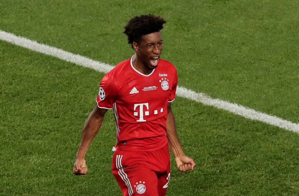 Kingsley Coman z Bayernu Mnichov rozhodl letošní finále Ligy mistrů.