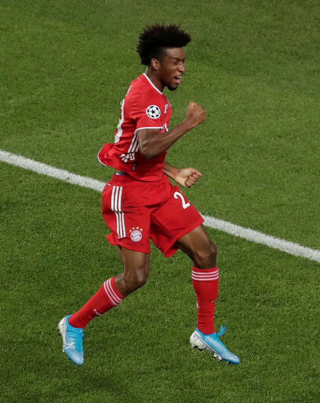 Kingsley Coman z Bayernu Mnichov rozhodl letošní finále Ligy mistrů.