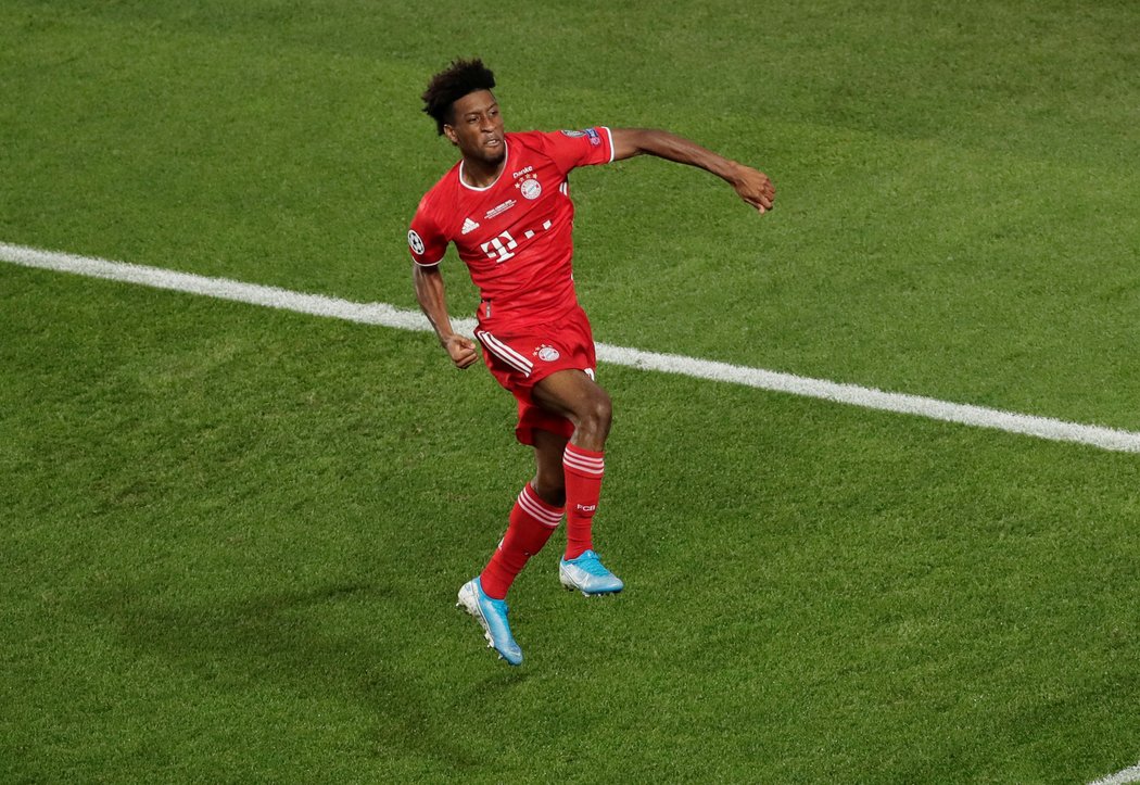 Kingsley Coman z Bayernu Mnichov rozhodl letošní finále Ligy mistrů.