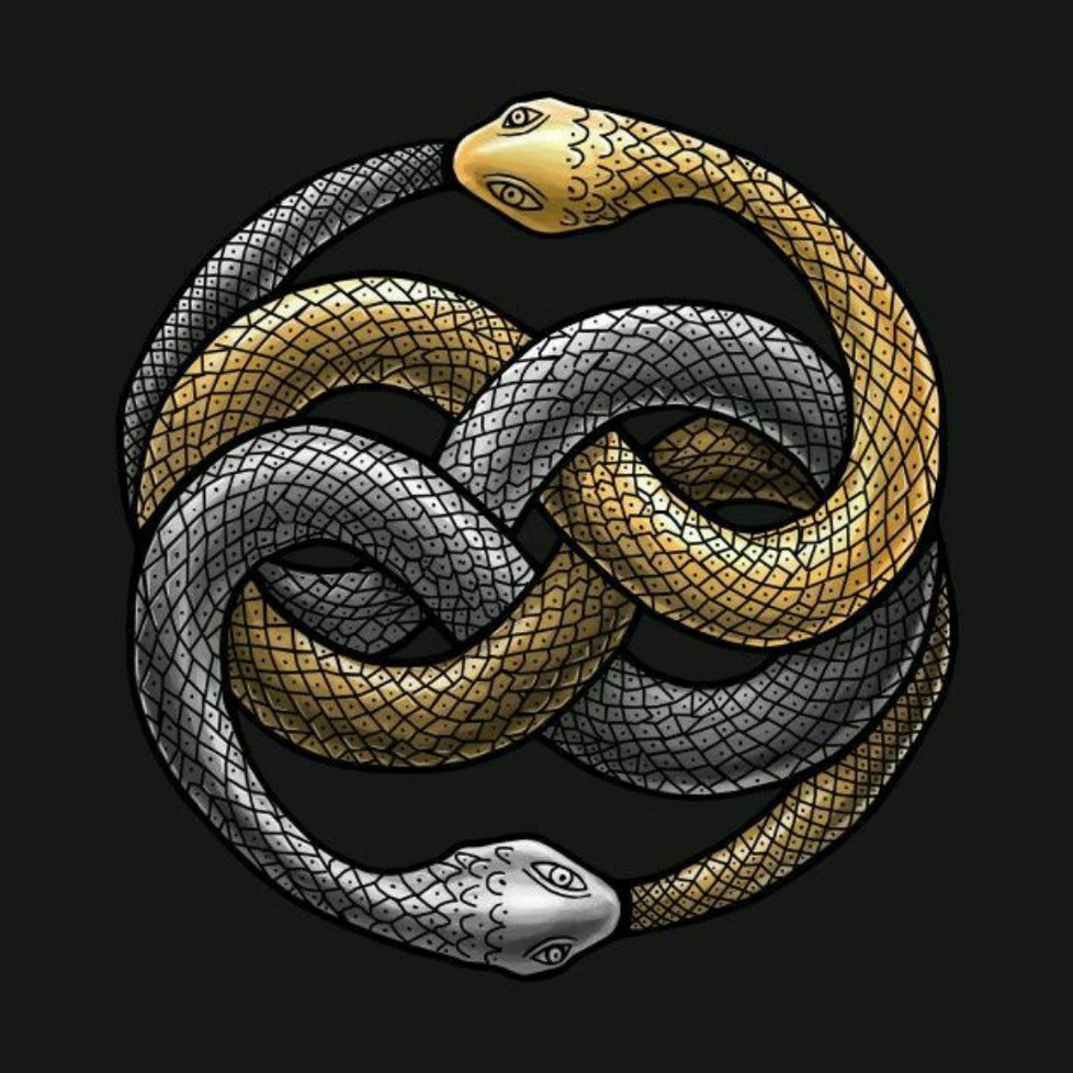 Symbol vládkyně říše Fantazie Auryn, dva propletené hady, už Hathaway tetovat nechce.