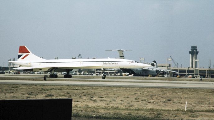 Concorde v barvách společnosti British airways