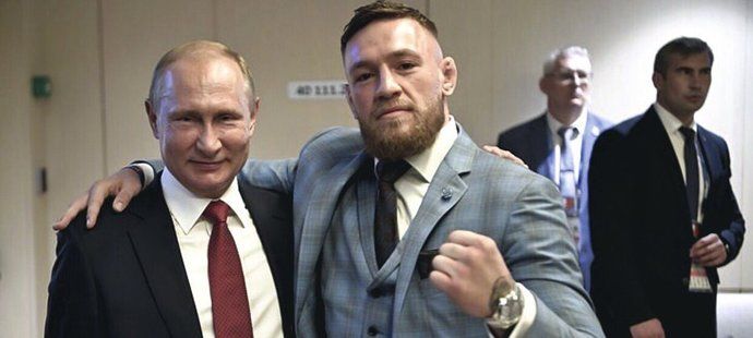Conor McGregor a Vladimir Putin