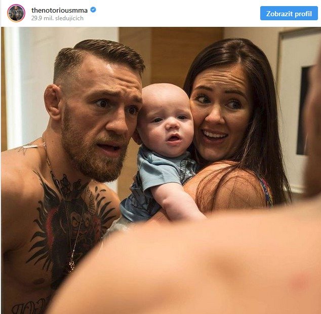 McGregor: první dítě