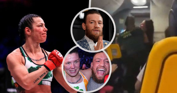 Zápasnice Sinead Kavanaghová, kamarádka Conora McGregora, se poprala v letadle