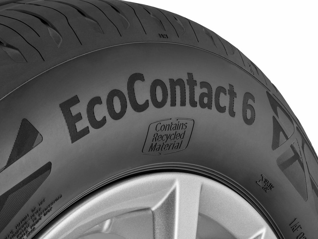 Continental EcoContact 6 vyrobený technologií ContiRe.Tex