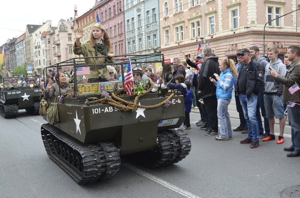 Na oslavy se letos vrátí Convoy of Liberty, loni chyběl, takhle vypadal v roce 2015.