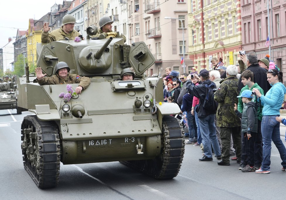 Na oslavy se letos vrátí Convoy of Liberty, loni chyběl, takhle vypadal v roce 2015.