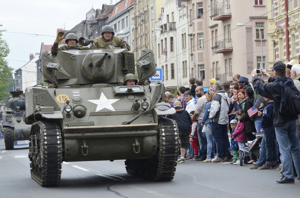 Na oslavy se letos vrátí Convoy of Liberty, loni chyběl, takhle vypadal v roce 2015.