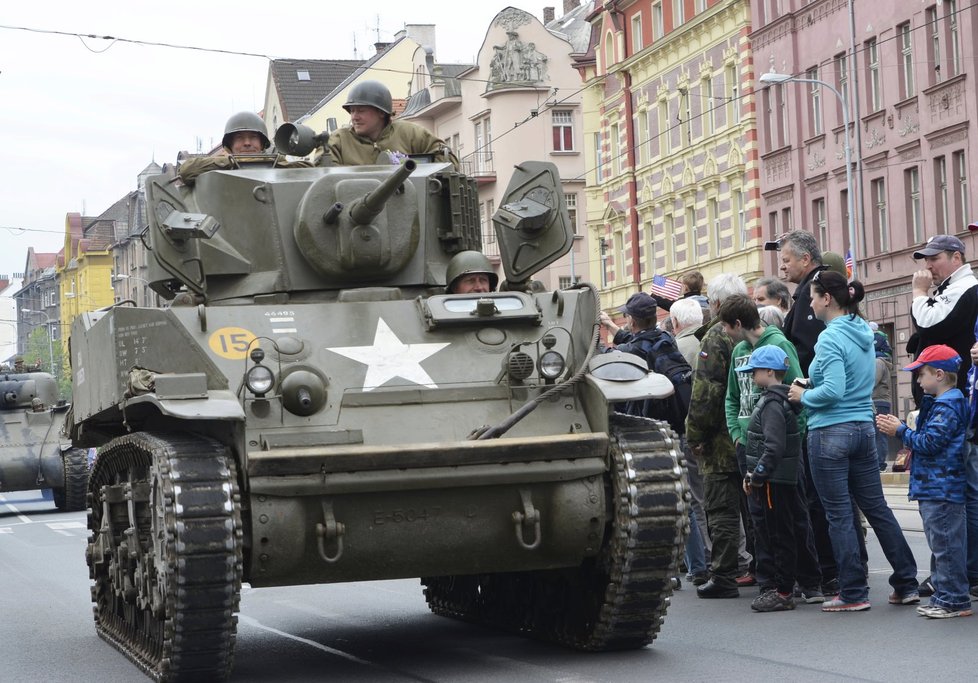 Convoy of liberty v Plzni, takhle vypadal v roce 2015.